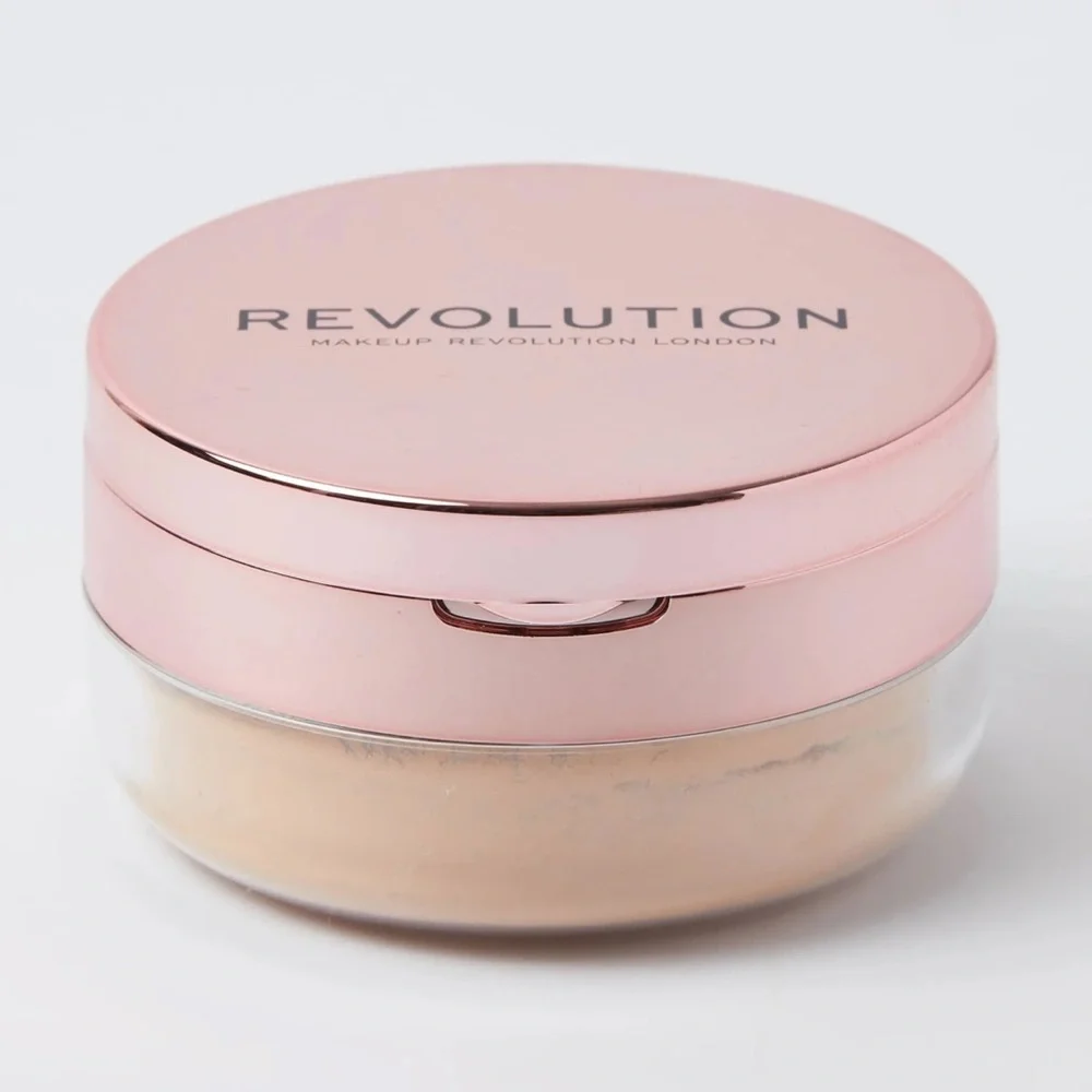Revolution Conceal & Fix Loose Setting Powder Deep Honey Water resistant. NIB